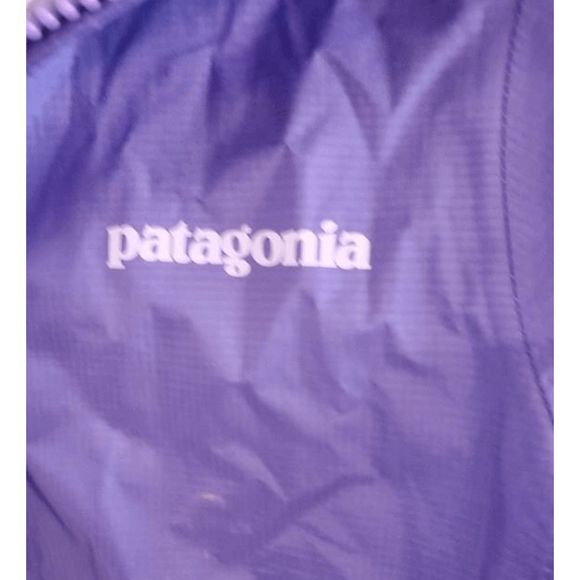 Patagonia Women's "H2 No" Front Pockets Hooded Full Zip Purple Rain Coat Sz XS - Picture 4 of 5